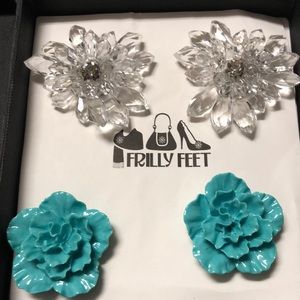 Frilly Feet magnetic add-ons for your shoes. Change front, side or back GLAMOUR